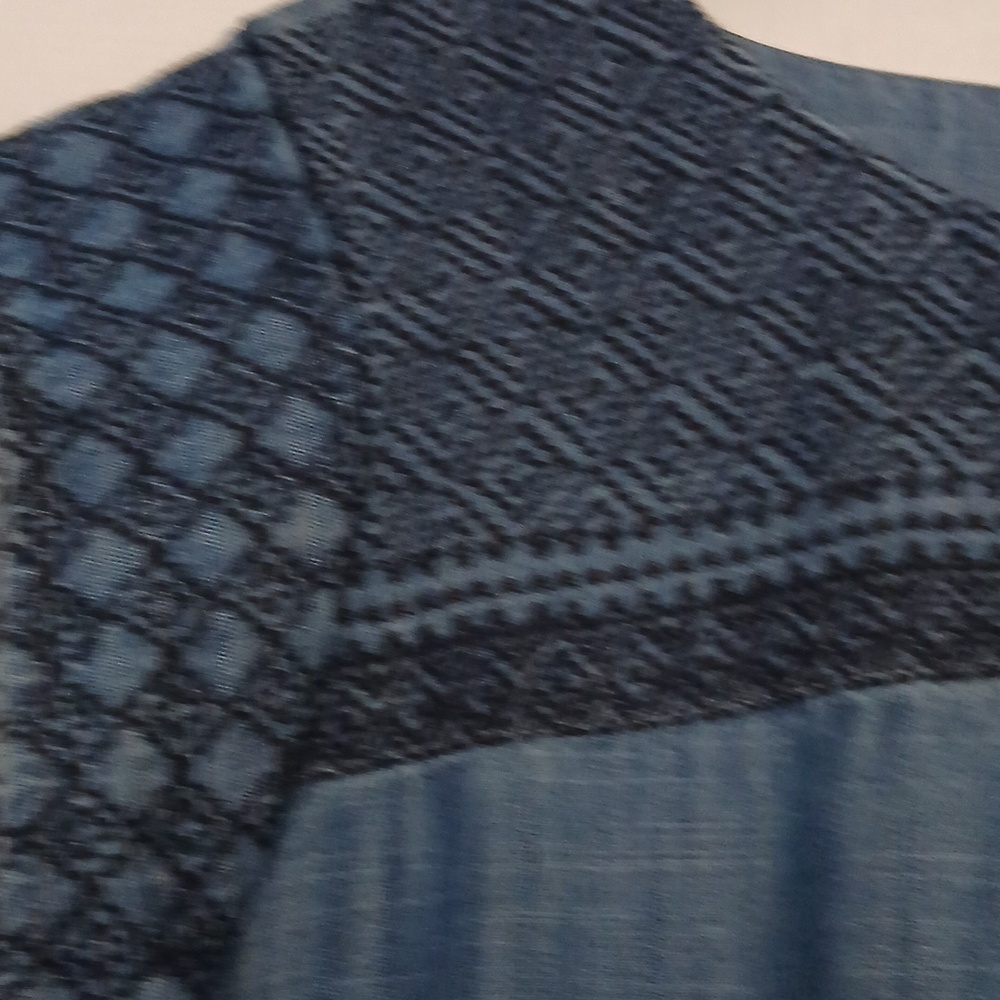 J Jill Denim Dress Size L NWT - Picture 2 of 12